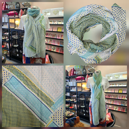 Spotty Summer Scarf