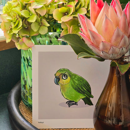 Kakapo Print | Kat Quin