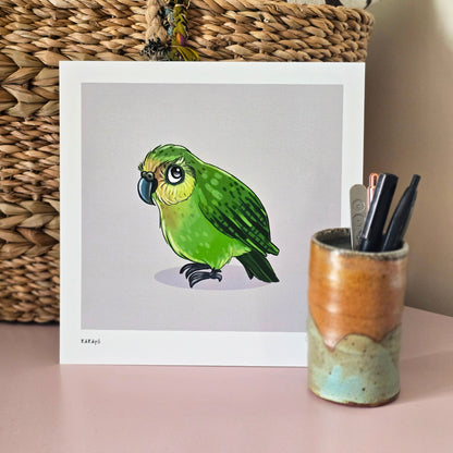 Kakapo Print | Kat Quin