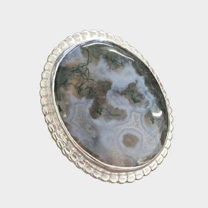 Moss Agate Ring