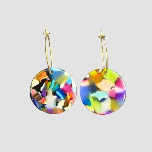 Be Bold Disk Earrings