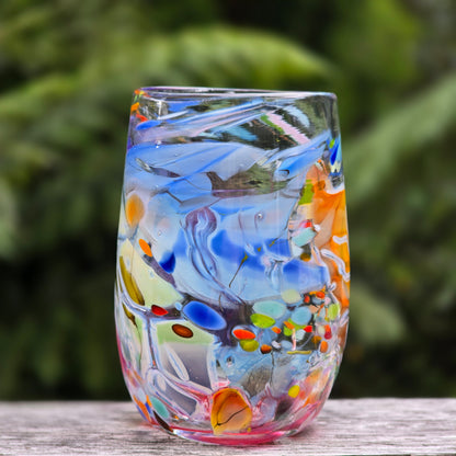 Glass Tumblers| Multicoloured Shard 4