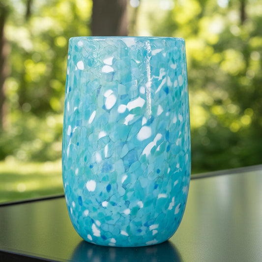 Glass Tumbler | Blue Spec