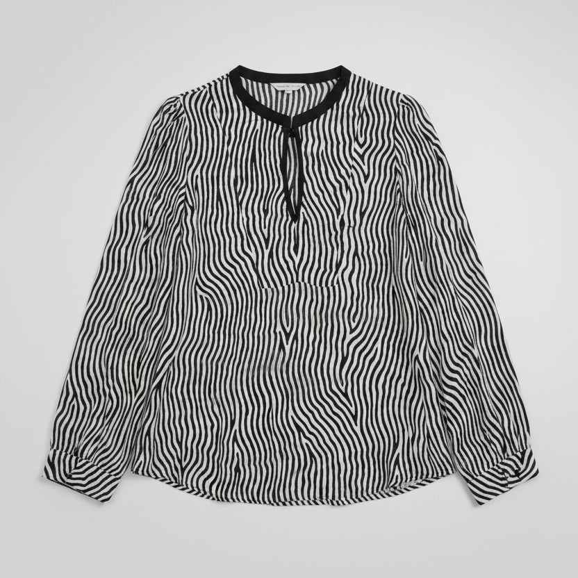 Veronica Maine Zebra Shirt | Pre Loved