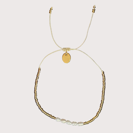 Seed with Pearl Bracelet