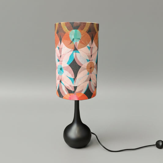Pop of Flora Linen Lamp