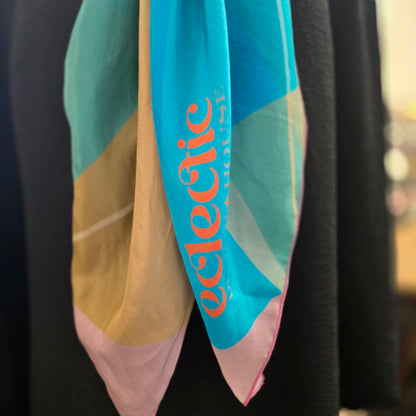 Mid Century Flora Silk Scarf
