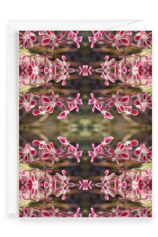 Kaleidoscope Flora  | Greeting Card