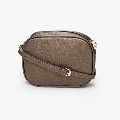Antler Aggie Bag | Metallic Pewter