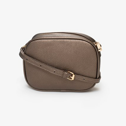 Antler Aggie Bag | Metallic Pewter
