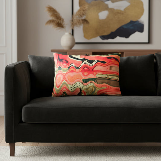 Mid Century Abstract 1 | Velvet Cushion