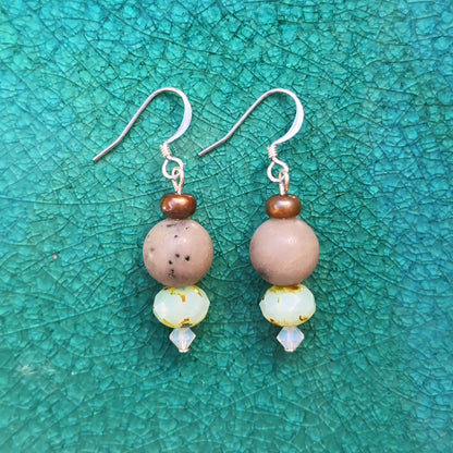 Amazonite + Rondelle Earrings | Set 26