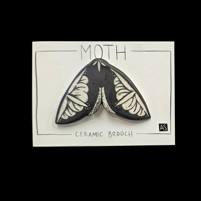 Amber Smith Moth Brooch 2