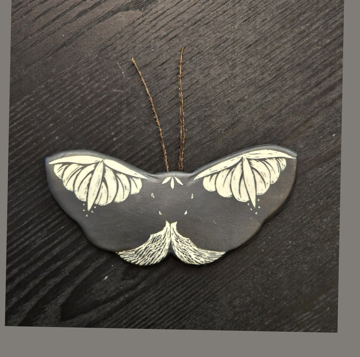 Amber Smith Moth Brooch 1