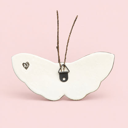 Ceramic Moth Wall Art | Small I
