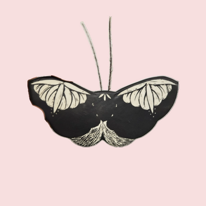 Amber Smith Moth Brooch 1