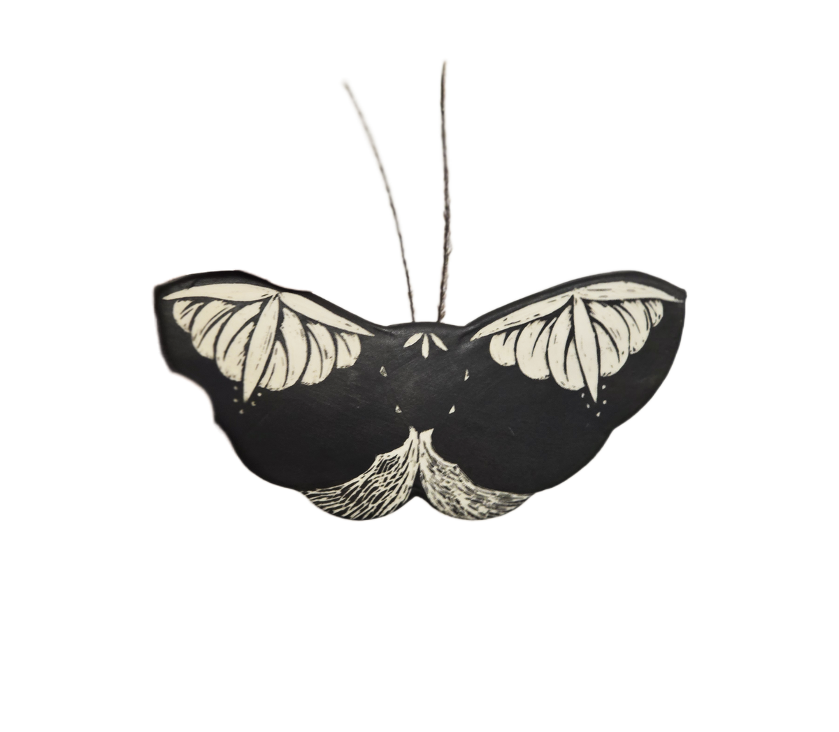 Amber Smith Moth Brooch 1