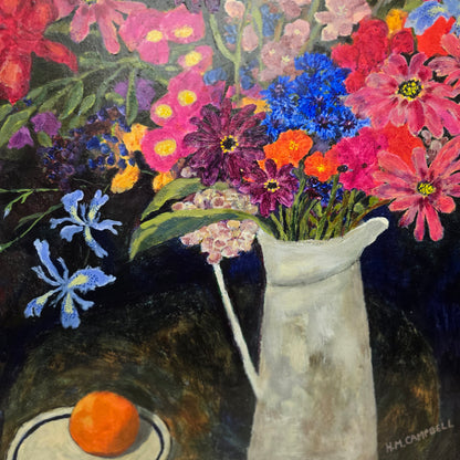 An Orange Painting | Mixed Media