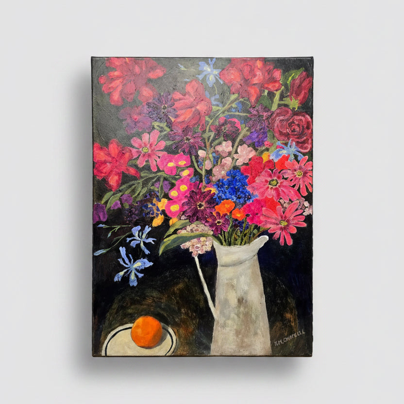 An Orange Painting | Mixed Media