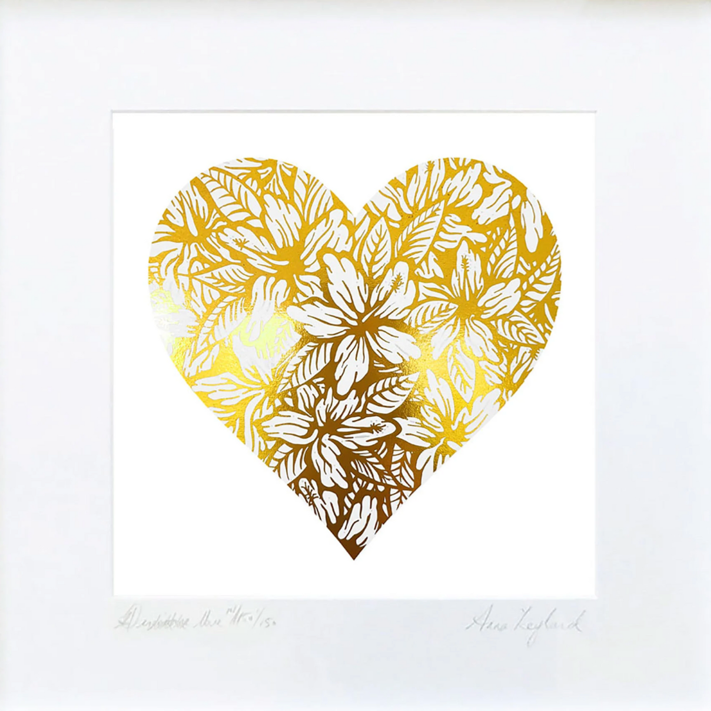 A Little Love Print | Gold