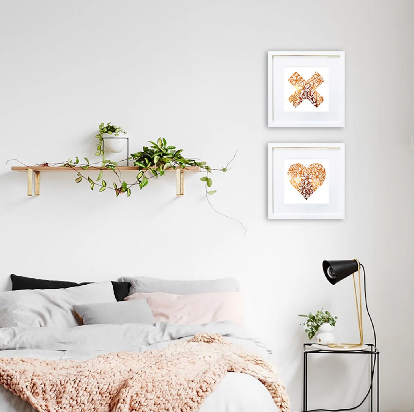 A Little Kiss Print | Rose Gold