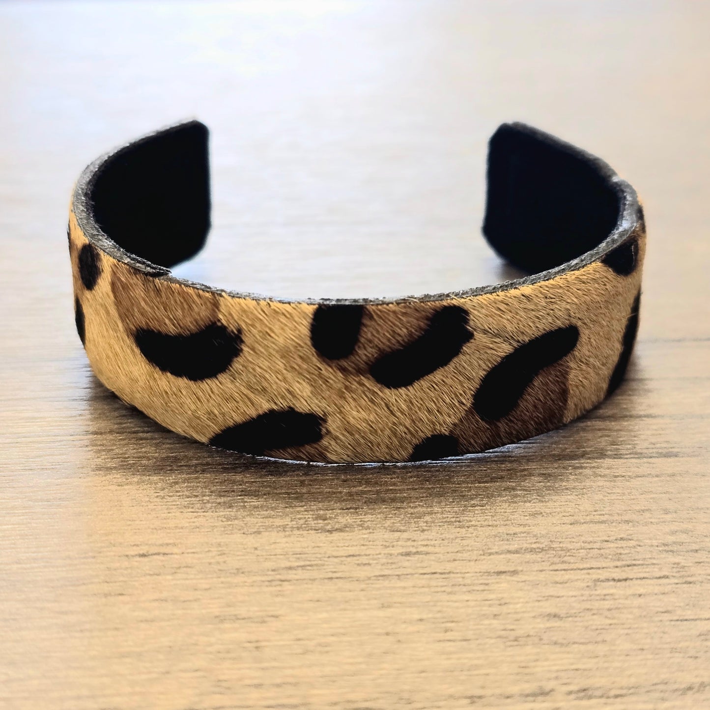 Antler Hide Cuff | Leopard Print