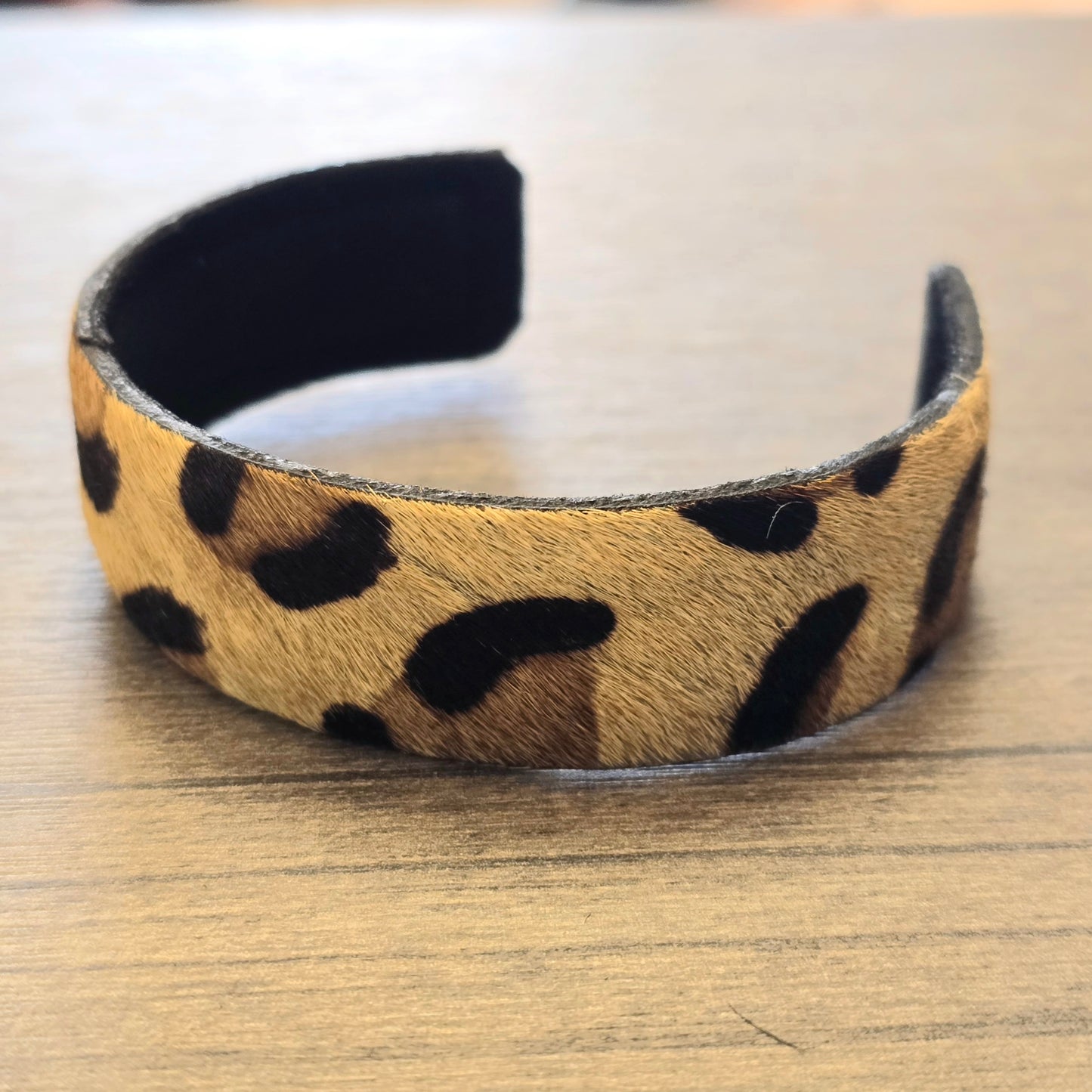 Antler Hide Cuff | Leopard Print