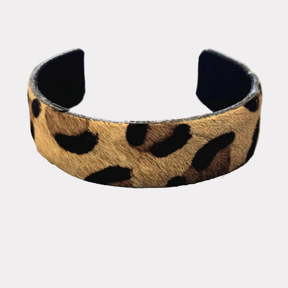 Antler Hide Cuff | Leopard Print