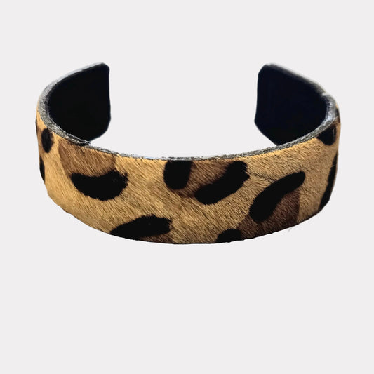 Antler Hide Cuff | Leopard Print