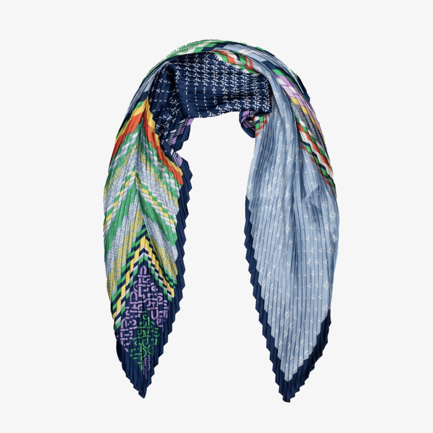 Antler Mixprint Blue | Neck Scarf