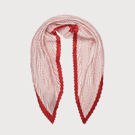 Antler Mixprint Red | Neck Scarf