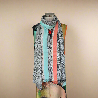 Snake Print Scarf