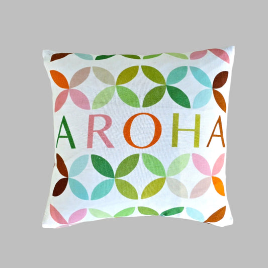 Aroha Petals | Linen Cushion