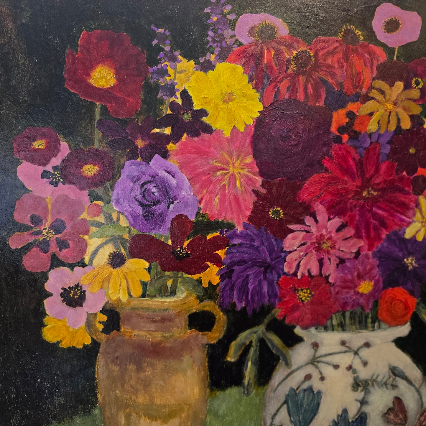 Dark Cherries Painting | Mixed Media