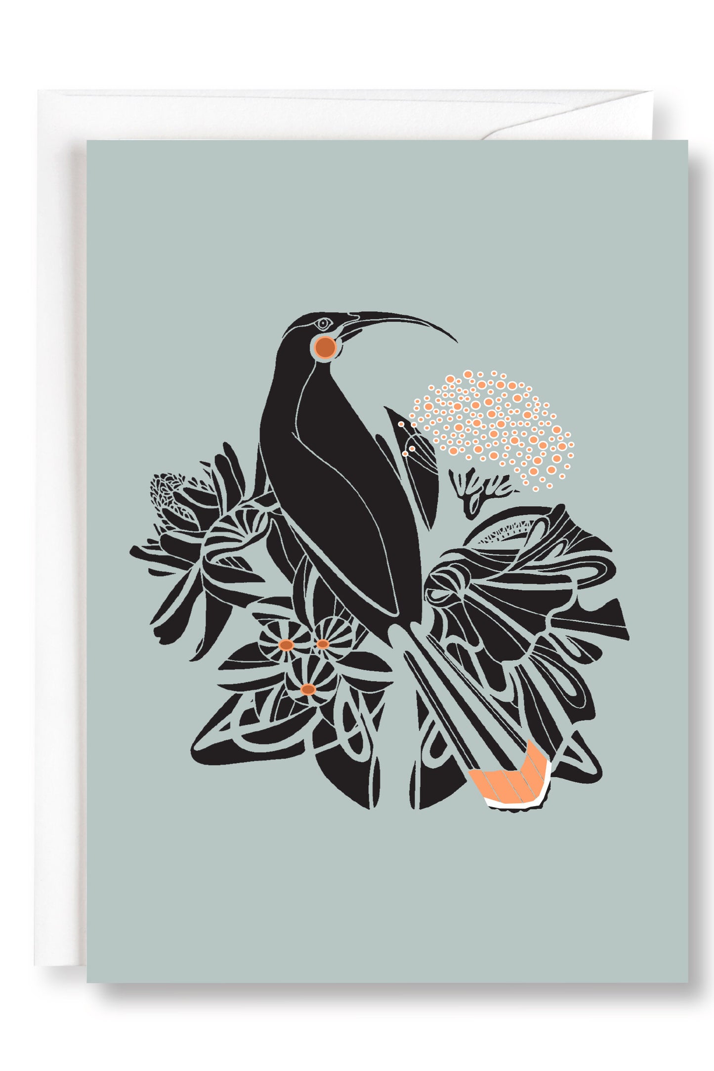 Huia Blue | Greeting Card