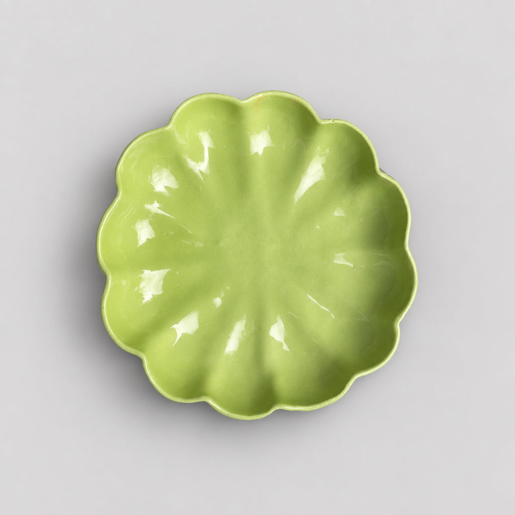 Blossom Platter 18cm | Avocado