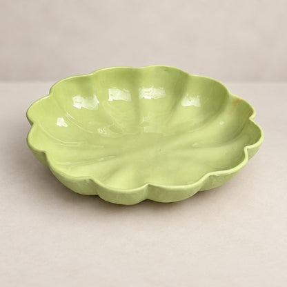 Blossom Platter 18cm | Avocado