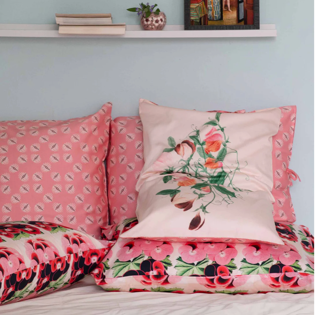 BlossomyPillowcaseSetlazybonesorganiccottoneclecticdesignhouse