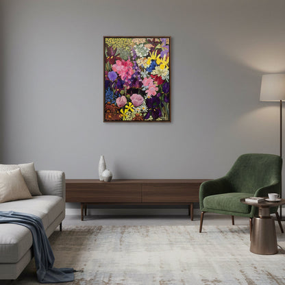 Botanical Tapestry Painting | Mixed Media