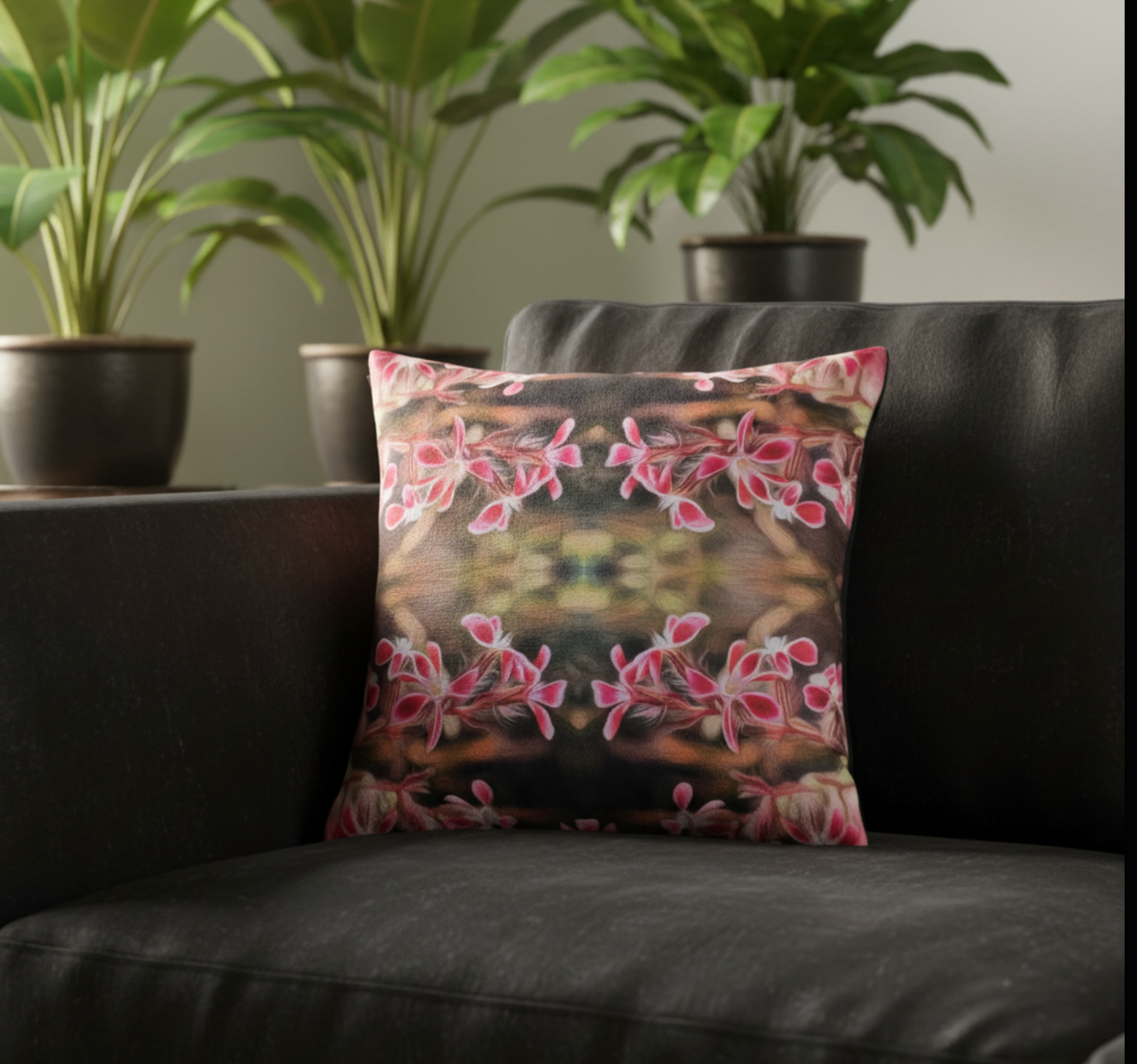 Hydrangea Kaleidoscope 3 | Velvet Cushion