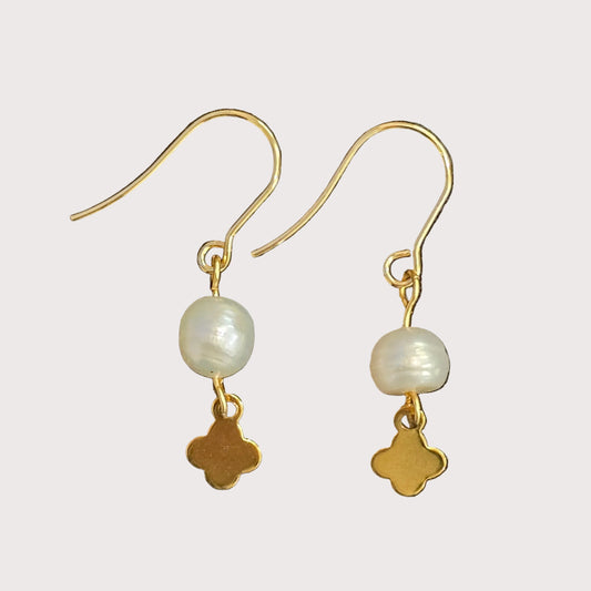 Cassie Pearl Drop Earrings