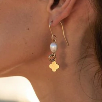 Cassie Pearl Drop Earrings