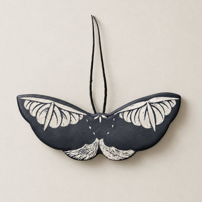 Ceramic Moth Wall Art | Medium II