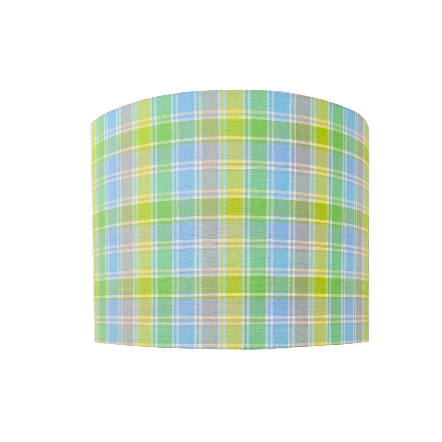 Bubble Glass | Green Check Lamp