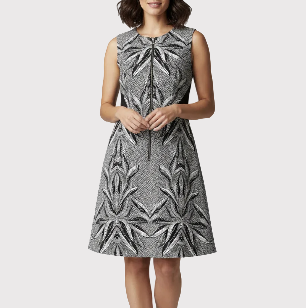 Cue Palm Dress | Pre Loved