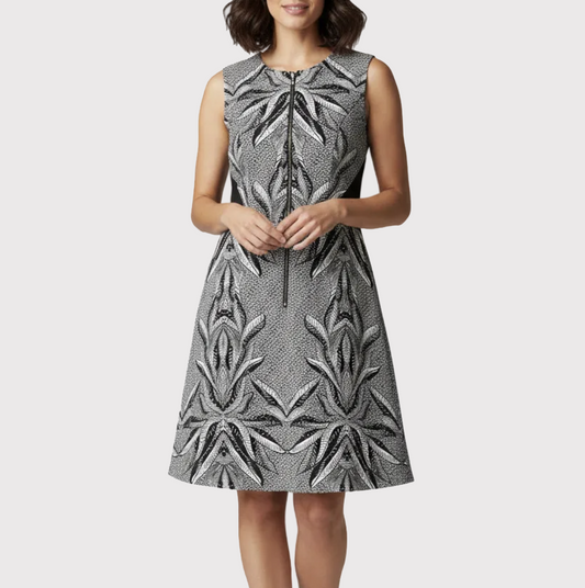 Cue Palm Dress | Pre Loved