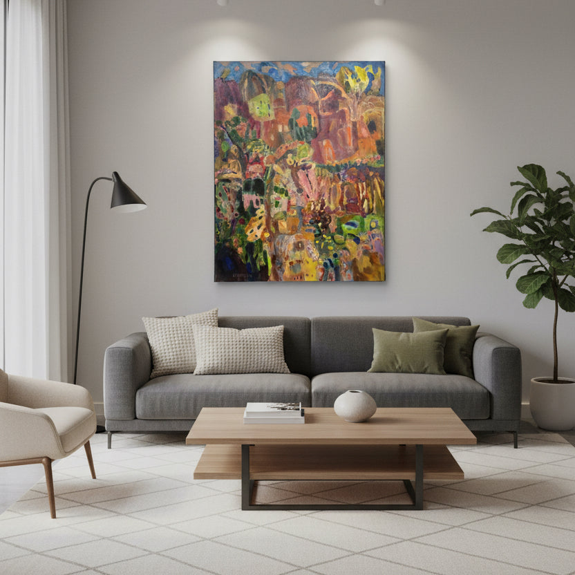 Curiosity Painting | Mixed Media