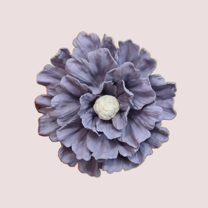 Dahlias Ceramic Wall Flower | Lilac