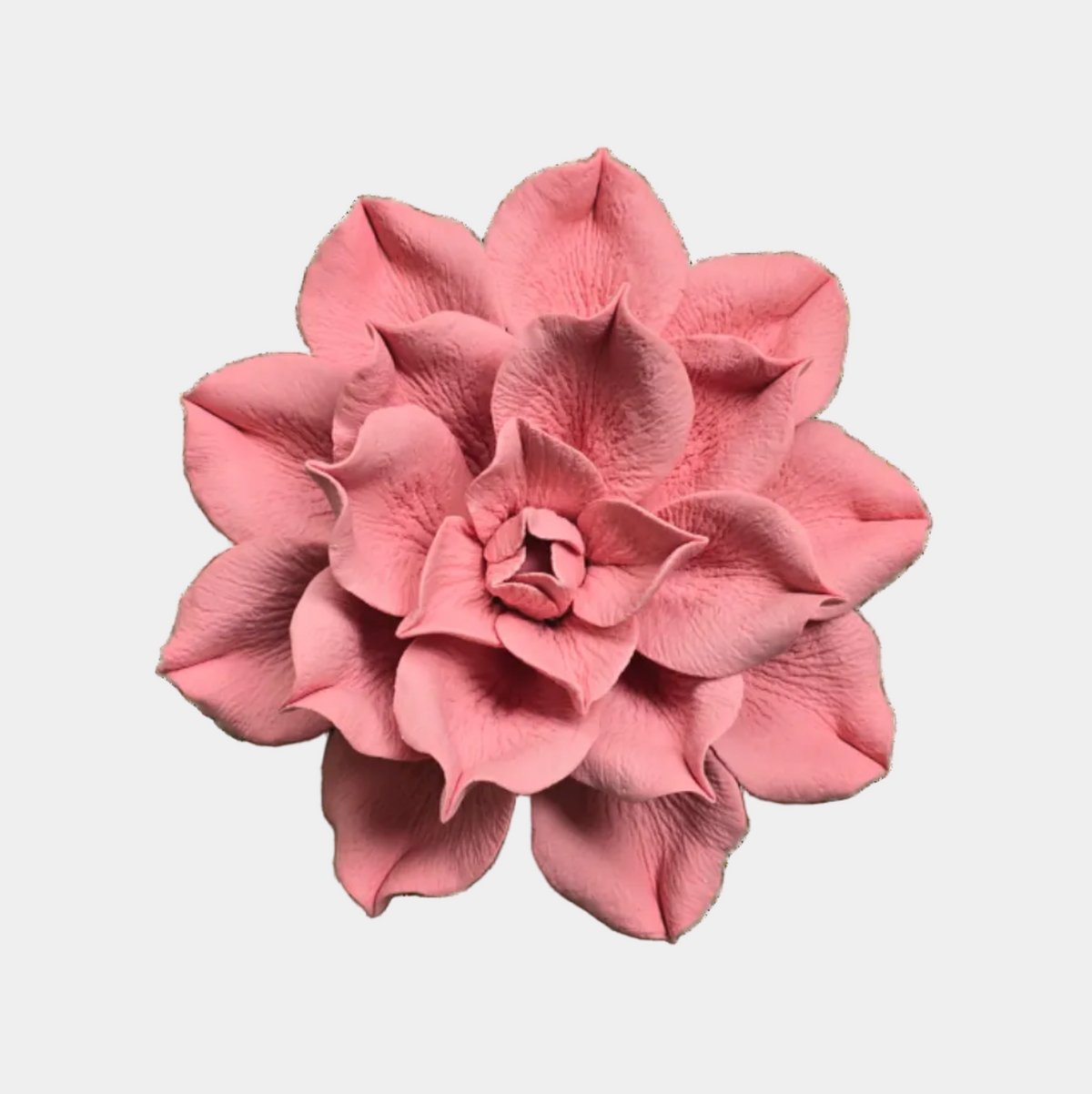 Dahlias Ceramic Wall Flower | Rose Pink