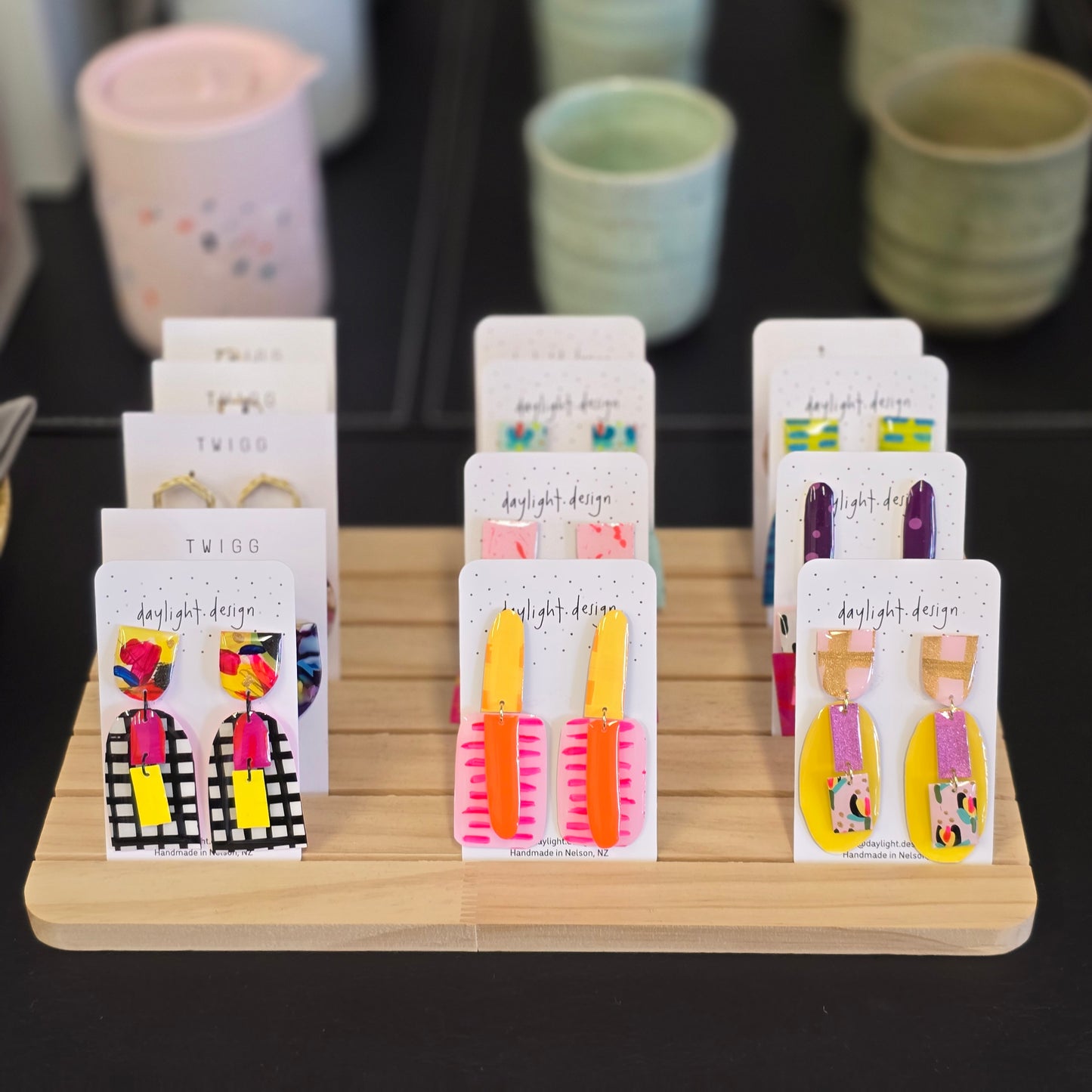 Daylight Design Resin Earrings  | Style 11
